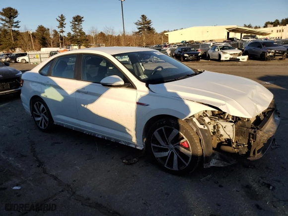 2019 Volkswagen Jetta GLI S with VIN 3VW6T7BU4KM184379, listed as a Copart auction lot 43369475 with 83,476 mi miles and Salvage Title. Bid and sale history available at carsss.com. Image 4.