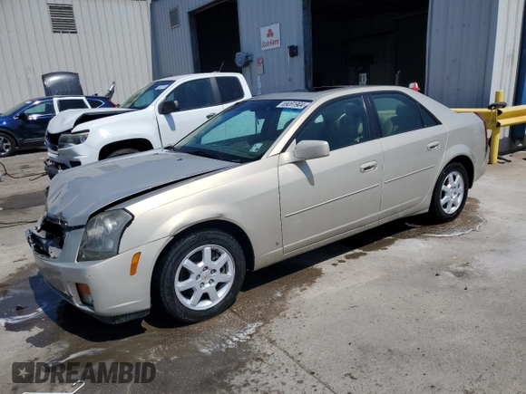 2007 Cadillac CTS with VIN 1G6DP577570140684, listed as a Copart auction lot 69091904 with 106,586 mi miles and Salvage Title. Bid and sale history available at carsss.com. Image 1.