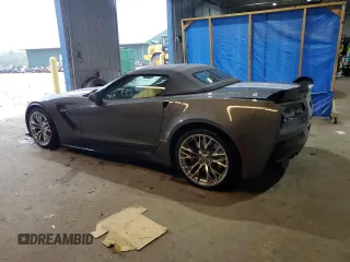 2015 Chevrolet Corvette Z06 3LZ with VIN 1G1YU3D61F5604992, listed as a Copart auction lot 66395114 with 23,555 mi miles and Salvage Title. Bid and sale history available at carsss.com. Image 2.