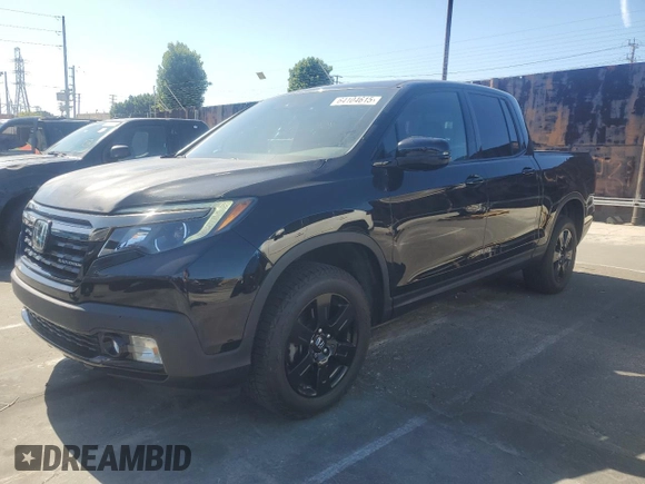 2017 Honda Ridgeline Black Edition with VIN 5FPYK3F88HB010727, listed as a Copart auction lot 64104615 with 116,848 mi miles and Salvage title. Bid and sale history available at DreamBid. Image 1.
