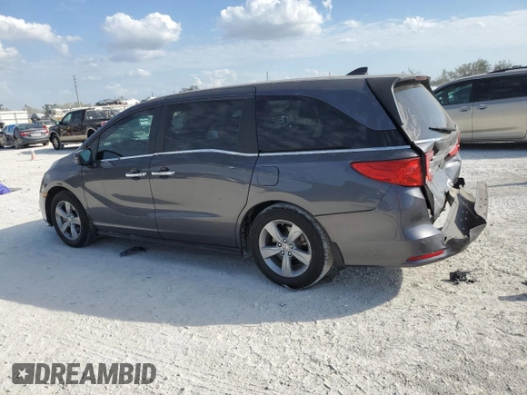2019 Honda Odyssey EX with VIN 5FNRL6H50KB010498, listed as a Copart auction lot 45199565 with 82,964 mi miles and Salvage Title. Bid and sale history available at carsss.com. Image 2.