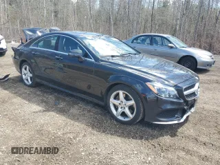 2015 Mercedes-Benz CLS 400 with VIN WDDLJ6HB2FA133497, listed as a Copart auction lot 54266925 with 133,779 mi miles and Salvage title. Bid and sale history available at DreamBid. Image 4.