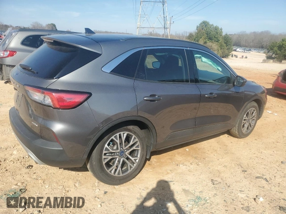 2021 Ford Escape SEL with VIN 1FMCU9H94MUB29569, listed as a Copart auction lot 48378495 with 27,702 mi miles and Salvage Title. Bid and sale history available at DreamBid. Image 3.