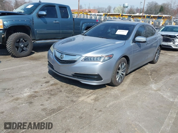 2015 Acura TLX with VIN 19UUB1F31FA017235, listed as a IAAI auction lot 41810472 with 130,762 mi miles. Bid and sale history available at carsss.com. Image 19.