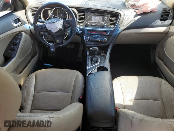 2015 Kia Optima EX with VIN 5XXGN4A76FG498957, listed as a Copart auction lot 55663605 with 137,998 mi miles and Clean title. Bid and sale history available at DreamBid. Image 8.