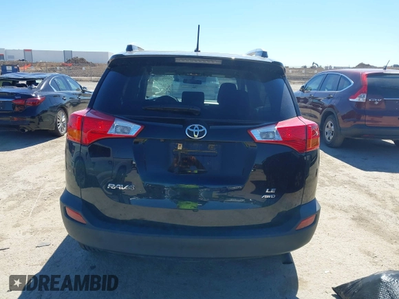 2015 Toyota RAV4 LE with VIN 2T3BFREV6FW366890, listed as a IAAI auction lot 41730097 with 45,920 mi miles. Bid and sale history available at carsss.com. Image 16.