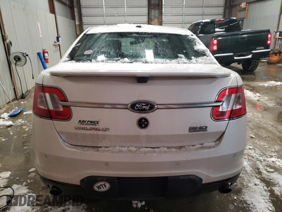 2012 Ford Taurus SHO with VIN 1FAHP2KT3CG115551, listed as a Copart auction lot 89291175 with 90,778 mi miles and Salvage title. Bid and sale history available at DreamBid. Image 6.