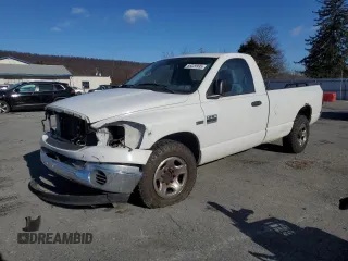 2007 Dodge 2500 SLT with VIN 3D7KR26D27G773245, listed as a Copart auction lot 88329995 with 167,193 mi miles and Salvage Title. Bid and sale history available at DreamBid. Image 1.