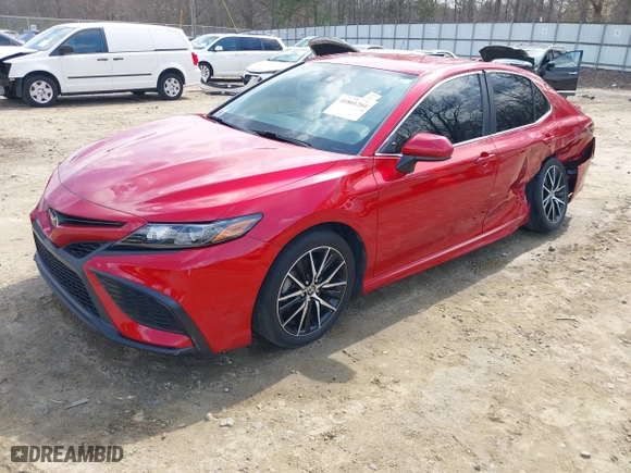 2021 Toyota Camry SE Nightshade with VIN 4T1G11AK0MU460173, listed as a IAAI auction lot 41801204 with 37,821 mi miles. Bid and sale history available at carsss.com. Image 17.