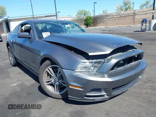 2013 Ford Mustang V6 with VIN 1ZVBP8AM2D5228334, listed as a IAAI auction lot 42164895 with Not provided miles and . Bid and sale history available at DreamBid. Image 1.