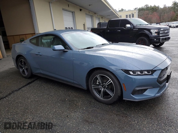 2024 Ford Mustang EcoBoost with VIN 1FA6P8TH6R5110157, listed as a Copart auction lot 52413245 with 9,210 mi miles and Clean Title. Bid and sale history available at DreamBid. Image 4.