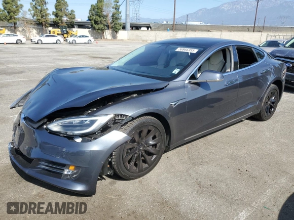 2018 Tesla Model S 75D с VIN 5YJSA1E21JF234804, выставлен на аукционе Copart как лот 56966355 с пробегом 56 379 миль миль и Списание • Salvage title. История ставок и продаж доступна на DreamBid. Изображение 1.
