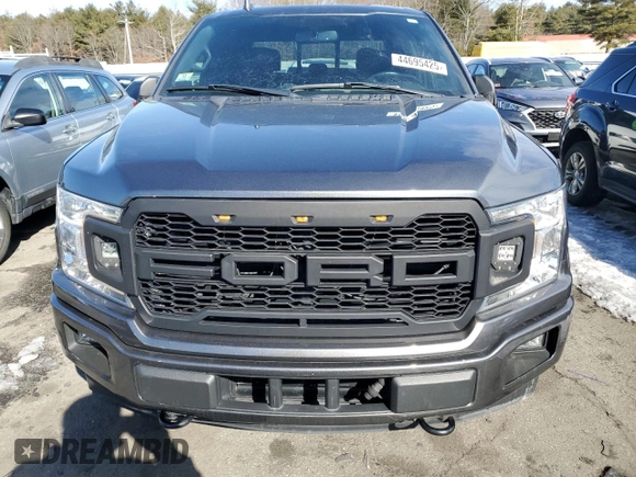 2018 Ford F-150 XL with VIN 1FTEW1EP8JFE28185, listed as a Copart auction lot 44695425 with 127,678 mi miles and Salvage Title. Bid and sale history available at carsss.com. Image 5.