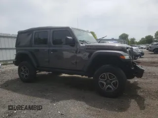 2023 Jeep Wrangler Rubicon с VIN 1C4HJXFG0PW523040, выставлен на аукционе Copart как лот 57705055 с пробегом 23 405 миль миль и Списание • Salvage title. История ставок и продаж доступна на DreamBid. Изображение 4.