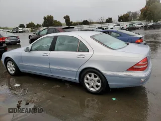 2000 Mercedes-Benz S 320/430/500 z VIN WDBNG70J6YA026416, wystawiony jako Copart lot #43626295 z przebiegiem 85 342 mil mil oraz Czysty tytuł • Clean title. Historia ofert i sprzedaży dostępna na DreamBid. Obrazek 2.