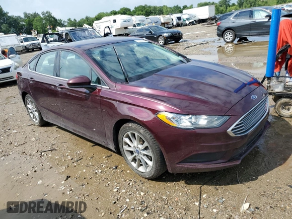 2017 Ford Fusion SE with VIN 3FA6P0HD1HR366600, listed as a Copart auction lot 63551935 with 131,825 mi miles and Clean title. Bid and sale history available at DreamBid. Image 4.
