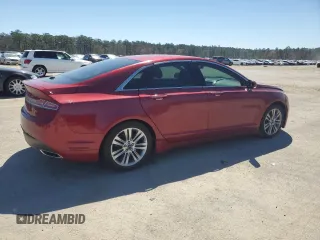 2015 Lincoln MKZ with VIN 3LN6L2GK1FR622826, listed as a Copart auction lot 50158725 with Not Provided miles and Salvage Title. Bid and sale history available at DreamBid. Image 3.