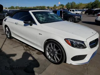 2017 Mercedes-Benz C 43 AMG with VIN WDDWK6EB2HF520135, listed as a Copart auction lot 72433934 with 44,125 mi miles and Salvage title. Bid and sale history available at DreamBid. Image 4.