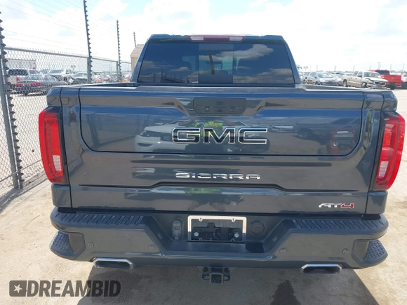 2021 GMC Sierra 1500 AT4 with VIN 1GTP9EED4MZ348768, listed as a IAAI auction lot 40190373 with 55,110 mi miles. Bid and sale history available at carsss.com. Image 16.