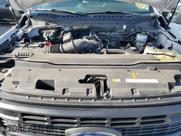 2024 Ford F-250 XL with VIN 1FT7W2BAXREC12385, listed as a Copart auction lot 62756345 with 18,893 mi miles and Clean title. Bid and sale history available at DreamBid. Image 11.