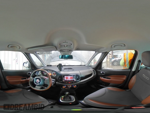 2014 FIAT 500L Trekking with VIN ZFBCFADH2EZ010861, listed as a Copart auction lot 88912885 with 100,823 mi miles and Salvage Title. Bid and sale history available at DreamBid. Image 14.