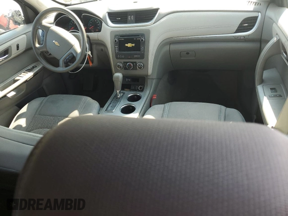 2017 Chevrolet Traverse LS with VIN 1GNKVFKD4HJ349379, listed as a Copart auction lot 64386315 with 383,272 mi miles and Salvage title. Bid and sale history available at DreamBid. Image 8.