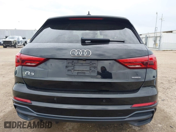 2020 Audi Q3 S line Premium z VIN WA1DECF34L1088002, wystawiony jako IAAI lot #41332352 z przebiegiem 41 196 mil mil oraz . Historia ofert i sprzedaży dostępna na DreamBid. Obrazek 16.