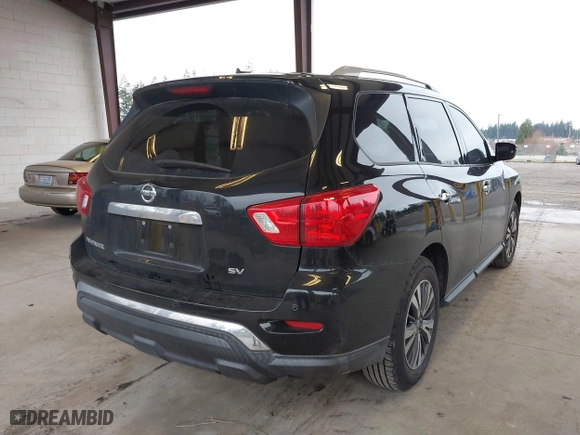 2017 Nissan Pathfinder SV with VIN 5N1DR2MN8HC656381, listed as a IAAI auction lot 41718856 with 116,359 mi miles. Bid and sale history available at carsss.com. Image 4.