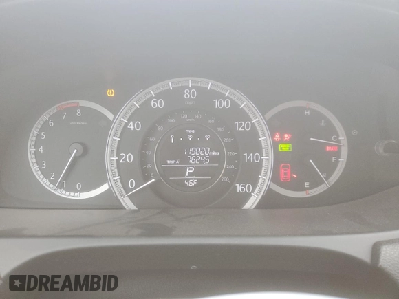 2014 Honda Accord LX z VIN 1HGCR2F35EA104468, wystawiony jako Copart lot #54717575 z przebiegiem 119 820 mil mil oraz Szkoda całkowita • Salvage title. Historia ofert i sprzedaży dostępna na DreamBid. Obrazek 9.