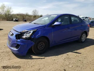 2013 Hyundai Accent GLS with VIN KMHCT4AE8DU484211, listed as a Copart auction lot 53802135 with 149,239 mi miles and Salvage Title. Bid and sale history available at carsss.com. Image 1.