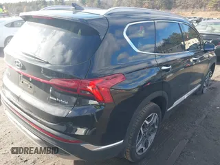 2023 Hyundai Santa Fe Hybrid Limited with VIN 5NMS5DA11PH023273, listed as a IAAI auction lot 41146668 with 19,283 mi miles. Bid and sale history available at carsss.com. Image 4.