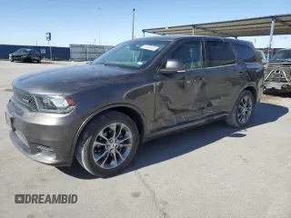 2019 Dodge Durango GT Plus z VIN 1C4RDHDG0KC650739, wystawiony jako Copart lot #55260435 z przebiegiem 66 506 mil mil oraz Szkoda całkowita • Salvage title. Historia ofert i sprzedaży dostępna na DreamBid. Obrazek 1.