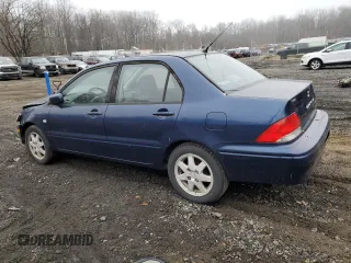 2002 Mitsubishi Lancer LS with VIN JA3AJ36E62U045279, listed as a Copart auction lot 83882654 with 208,175 mi miles and Salvage Title. Bid and sale history available at carsss.com. Image 2.