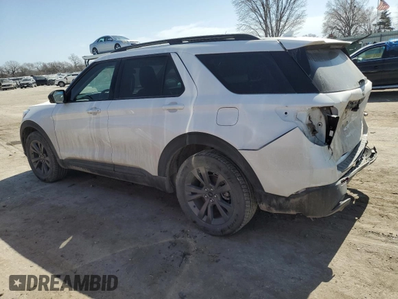 2021 Ford Explorer XLT with VIN 1FMSK8DH5MGA69048, listed as a Copart auction lot 47108515 with 41,417 mi miles and Salvage Title. Bid and sale history available at DreamBid. Image 2.