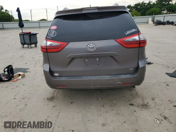 2020 Toyota Sienna LE Auto Access Seat с VIN 5TDKZ3DC1LS050976, выставлен на аукционе Copart как лот 55835635 с пробегом 76 450 миль миль и Списание • Salvage title. История ставок и продаж доступна на DreamBid. Изображение 6.