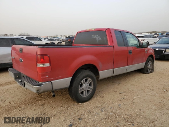 2006 Ford F-150 STX with VIN 1FTRX12WX6NA02649, listed as a Copart auction lot 47654175 with 282,465 mi miles and Salvage Title. Bid and sale history available at carsss.com. Image 3.