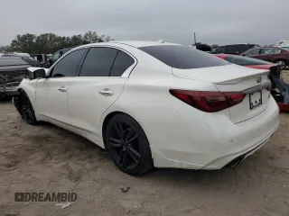 2021 Infiniti Q50 Signature Edition с VIN JN1EV7CP5MM705919, выставлен на аукционе Copart как лот 85434624 с пробегом 47 145 миль миль и Списание • Salvage title. История ставок и продаж доступна на DreamBid. Изображение 2.