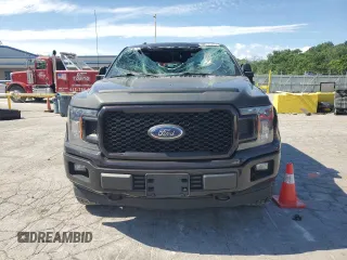 2018 Ford F-150 XL with VIN 1FTFW1E58JFB99171, listed as a Copart auction lot 58036525 with 125,390 mi miles and Salvage title. Bid and sale history available at DreamBid. Image 5.
