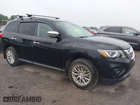 2019 Nissan Pathfinder SL with VIN 5N1DR2MM2KC585886, listed as a IAAI auction lot 42591215 with 157,085 mi miles and . Bid and sale history available at DreamBid. Image 1.