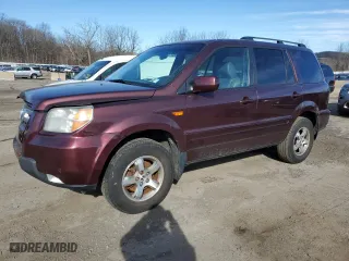 2007 Honda Pilot EX-L with VIN 2HKYF18587H501576, listed as a Copart auction lot 48553955 with 178,796 mi miles and Clean Title. Bid and sale history available at carsss.com. Image 1.
