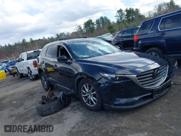 2018 Mazda CX-9 Touring with VIN JM3TCBCY0J0205750, listed as a IAAI auction lot 41857575 with 72,384 mi miles. Bid and sale history available at carsss.com. Image 1.