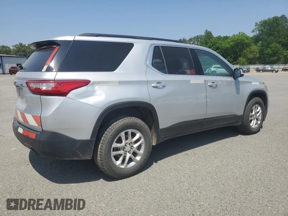 2020 Chevrolet Traverse LT Cloth with VIN 1GNEVMKW0LJ191652, listed as a Copart auction lot 51529025 with 375,880 mi miles and Clean Title. Bid and sale history available at carsss.com. Image 3.