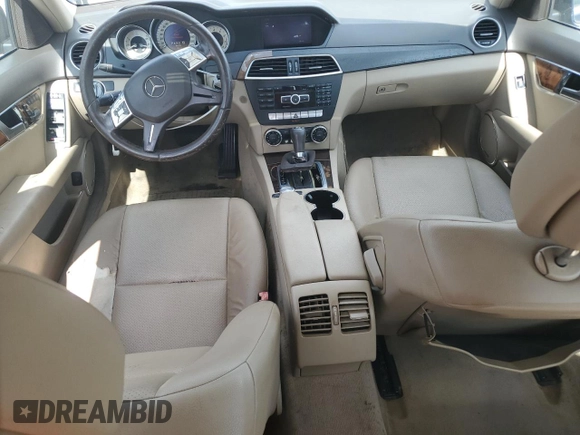 2012 Mercedes-Benz C 300 Sport with VIN WDDGF8BB1CR210302, listed as a Copart auction lot 64289725 with 136,499 mi miles and Clean title. Bid and sale history available at DreamBid. Image 8.