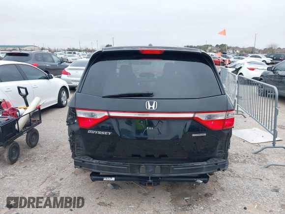 2013 Honda Odyssey Touring with VIN 5FNRL5H9XDB073706, listed as a IAAI auction lot 41591111 with 158,305 mi miles and . Bid and sale history available at carsss.com. Image 16.