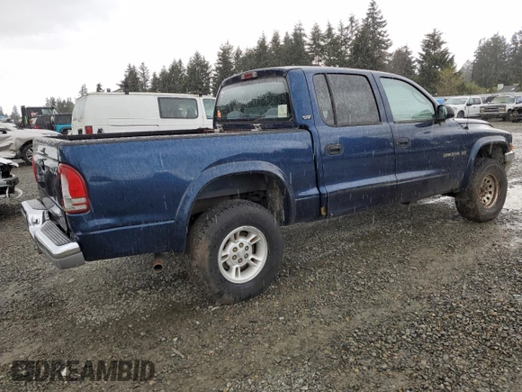 2000 Dodge Dakota Sport with VIN 1B7GG2AN9YS760105, listed as a Copart auction lot 51023545 with 191,900 mi miles and Clean Title. Bid and sale history available at carsss.com. Image 3.
