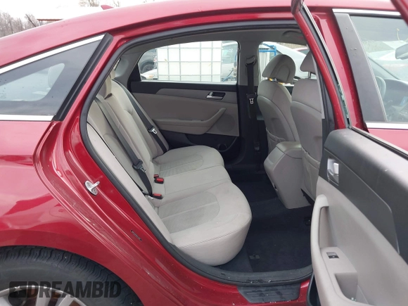 2016 Hyundai Sonata SE with VIN 5NPE24AF9GH414904, listed as a IAAI auction lot 41633415 with 107,778 mi miles and . Bid and sale history available at carsss.com. Image 8.