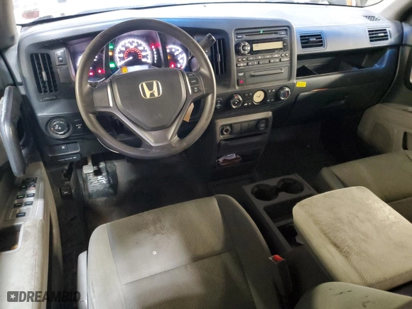 2009 Honda Ridgeline RT with VIN 5FPYK162X9B104173, listed as a Copart auction lot 43140925 with 164,071 mi miles and Salvage Title. Bid and sale history available at carsss.com. Image 8.