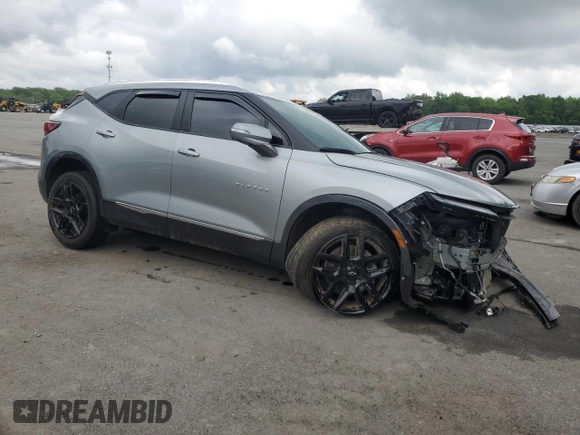 2023 Chevrolet Blazer Premier with VIN 3GNKBLRS6PS180166, listed as a Copart auction lot 57241025 with Not provided miles and Salvage title. Bid and sale history available at DreamBid. Image 4.