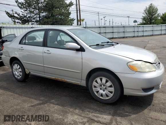 2003 Toyota Corolla CE with VIN 1NXBR32E13Z114378, listed as a Copart auction lot 55288475 with 196,909 mi miles and Clean Title. Bid and sale history available at DreamBid. Image 4.