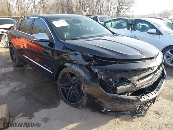 2015 Chevrolet Impala LTZ with VIN 2G1165S35F9107236, listed as a IAAI auction lot 41793533 with 207,584 mi miles. Bid and sale history available at carsss.com. Image 1.